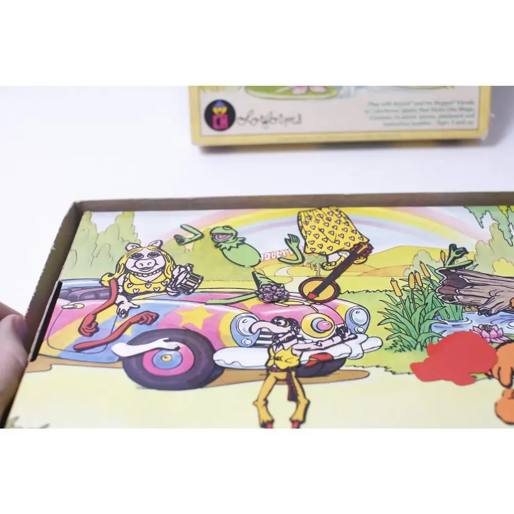Kermit the Frog Play Set 1980 Colorforms Muppets Sticking Pieces ~ 260214-WH 980